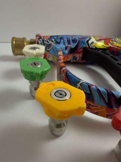 Set Profesional Detailing Auto – Pistol Presiune + Lance Spumare, Compatibile Karcher