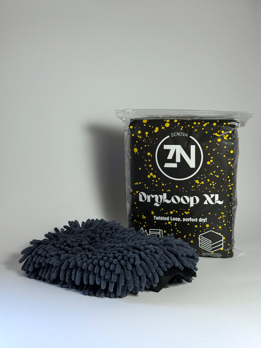 Set Spălare & Uscare Auto Zenova – Mănușă + Prosop Microfibră XL