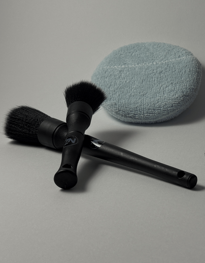 CleanPro – 2 Pensule + Lavetă Microfibră + Lavetă Geamuri + Aplicator