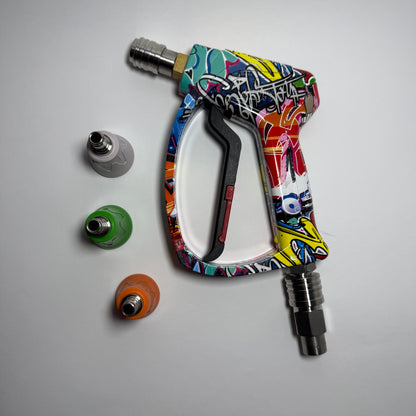 QuickWash & Dry – Pistol Presiune + Lance Spumare + Prosop Uscare