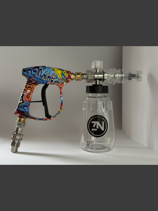 Set Profesional Detailing Auto – Pistol Presiune + Lance Spumare, Compatibile Karcher