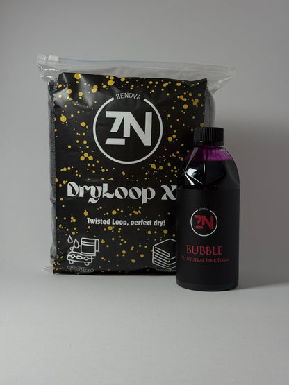 Wash&Dry Combo - Spuma Auto+Prosop Uscare - Zenova
